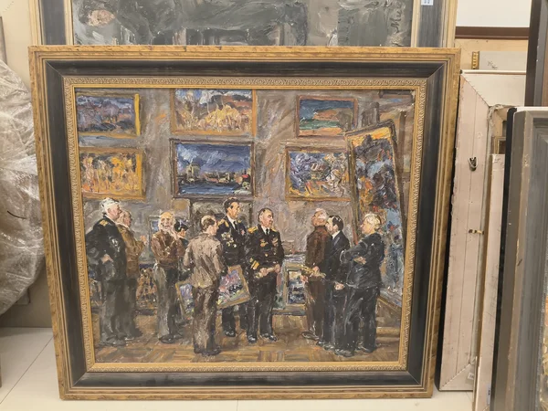 Эскиз к картине "Однокашники"