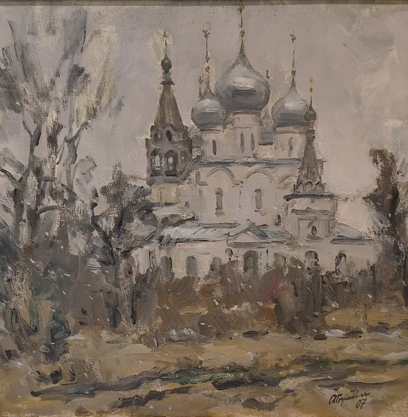 Первый снегопад. Крестовоздвиженский Собор