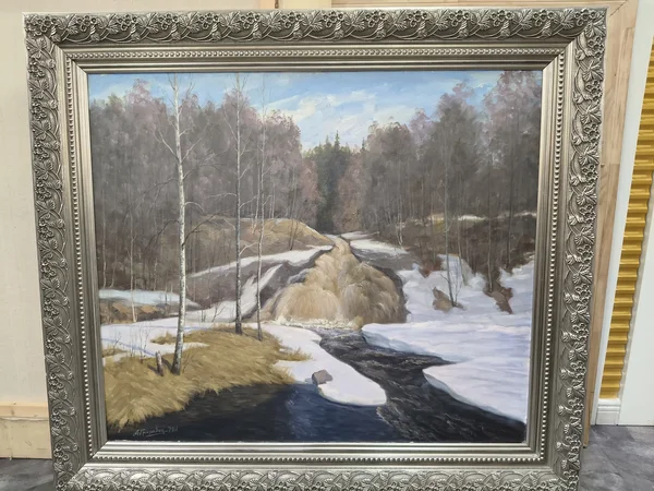 Весенний ручей. Карелия