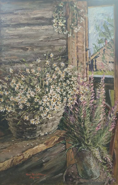 На веранде