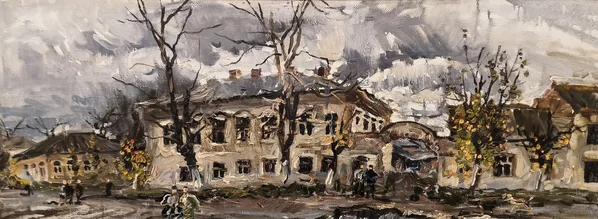 Серый день. Таруса